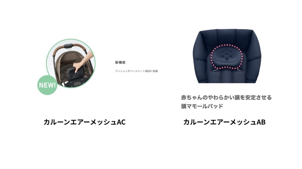 カルーンエアーメッシュACAB ヘッドクッション